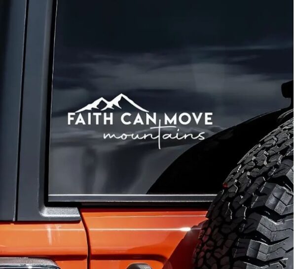 "Faith Can" Decal Vinyl Sticker