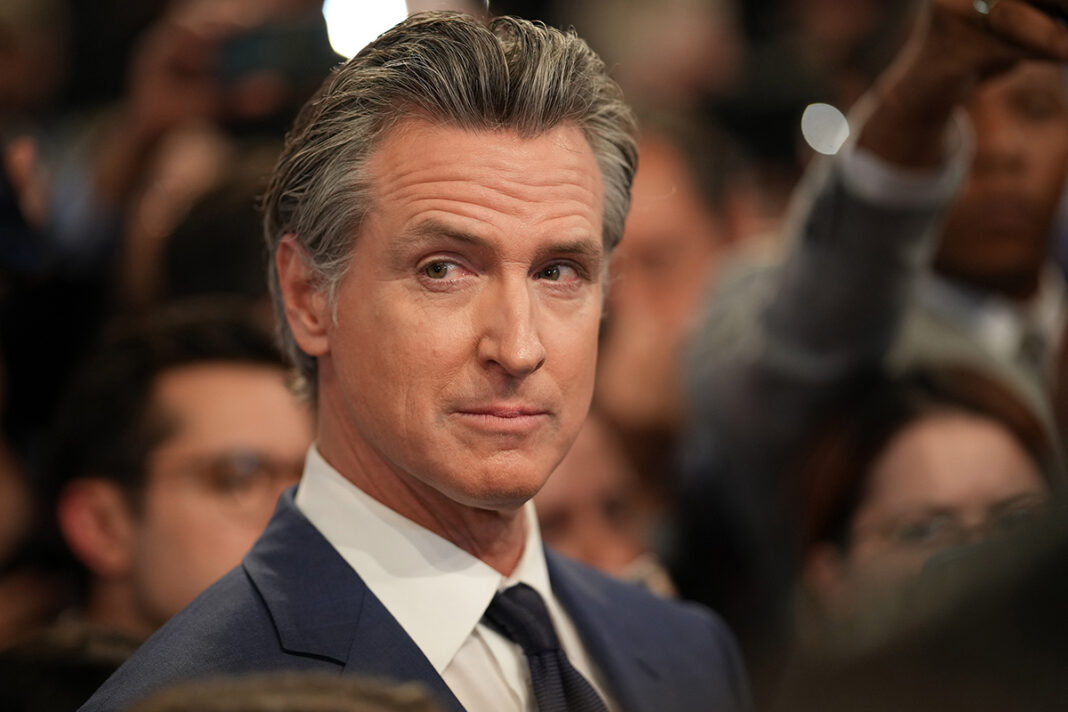Gavin Newsom becomes a 'Christian nationalist'