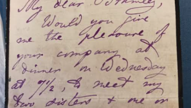 Correspondence from Alice in Wonderland author, Lewis Carroll, discovered in Lincoln Cathedral