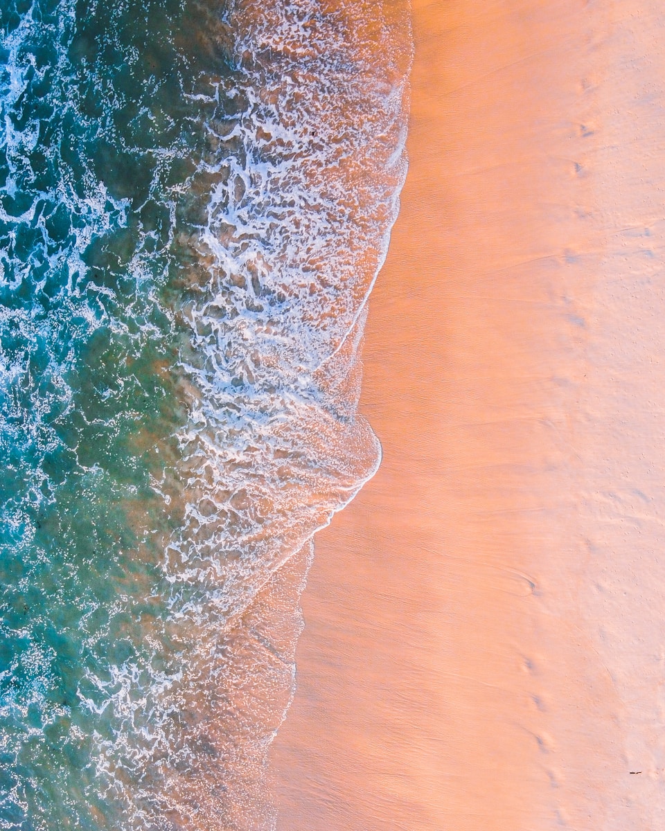 aerial view of beach during daytime