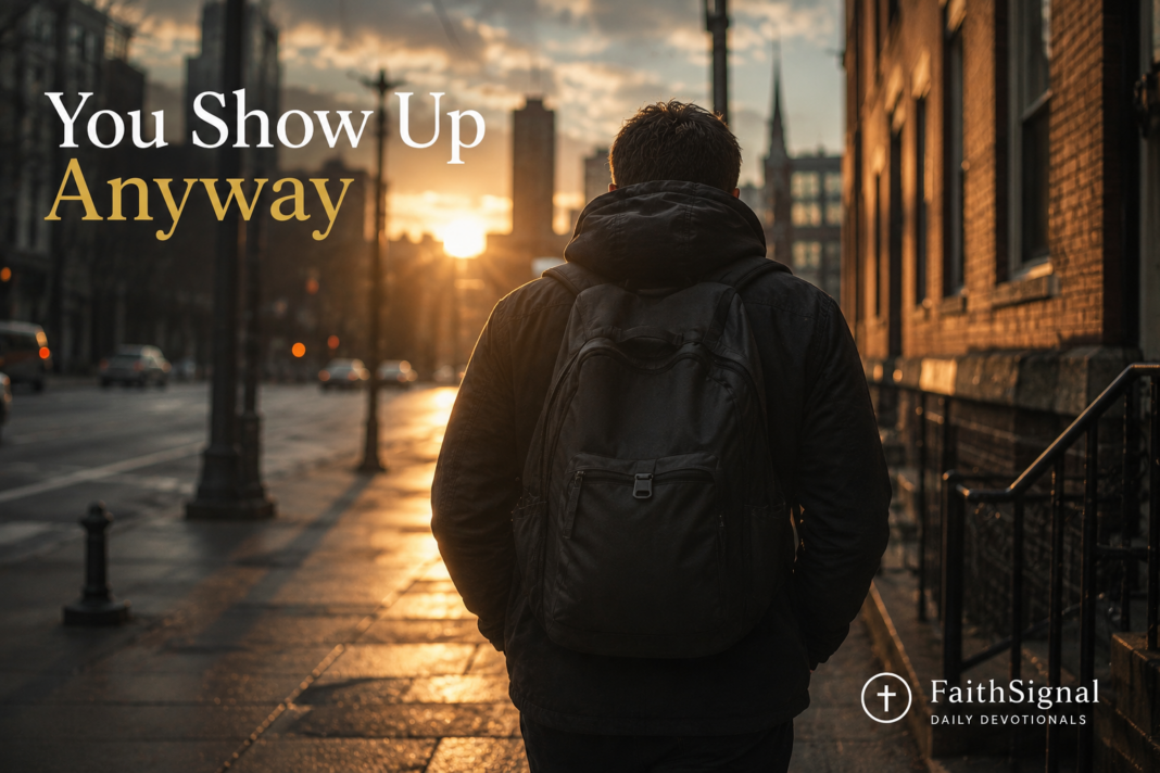 you show up